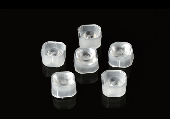 PC LED Lensa Untuk Lampu Wall Washer Dengan 3030 3535 LED Chip Dan Phi 16 * 16mm Ukuran
