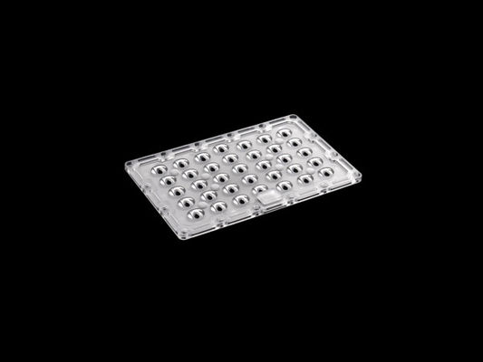 Optical Grade PC Lensa Lampu Jalan LED Untuk Lampu Banjir Dengan Aksesori SMD LED Gasket PCB Panas Sink Atau Modul