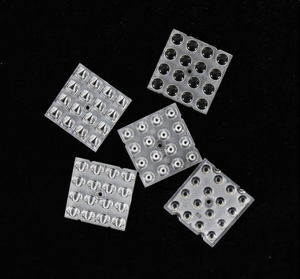 16in1 SMD3030 30x90 derajat Polarized Stadium Lighting Lensa Solusi Pencahayaan Disesuaikan OEM