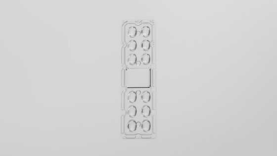 IP66 Terlindungi Lensa Lampu Jalan LED dengan Efisiensi 92% dan Distribusi Cahaya Asimetris untuk Aplikasi Luar Ruang